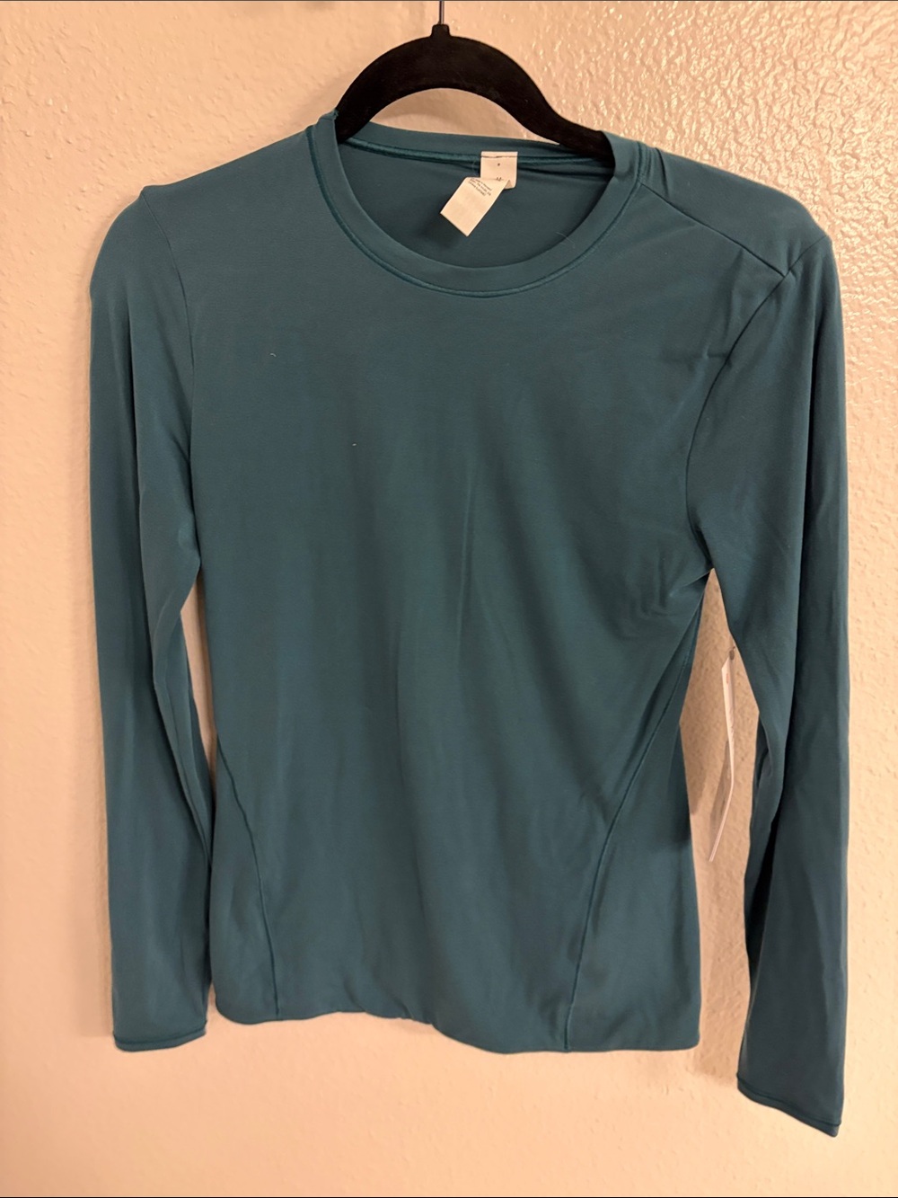 LuLuWomen’s Long Sleeve Crewneck Top - Teal